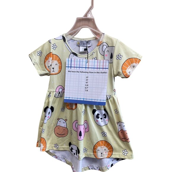 Koala and Pals Tunic Top - Little jo lemon 4T - Picture 4 of 6